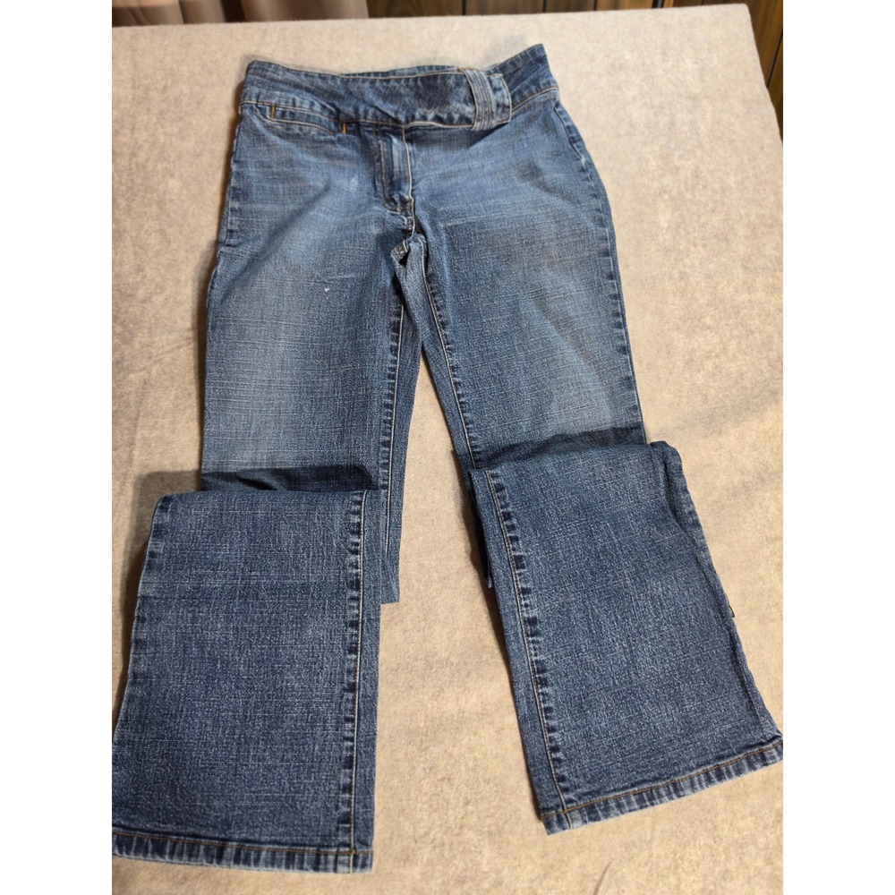 Rampage Clothing Company Blue Bootcut Jeans Wide Waistband Size 11 Vintage Y2K